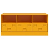thumbnail of Helloshop26 - Meuble TV multimédia étagère télévision buffet téléviseur salle à manger salon chambre jaune moutarde 99 x 39 x 44 cm 02_0027673