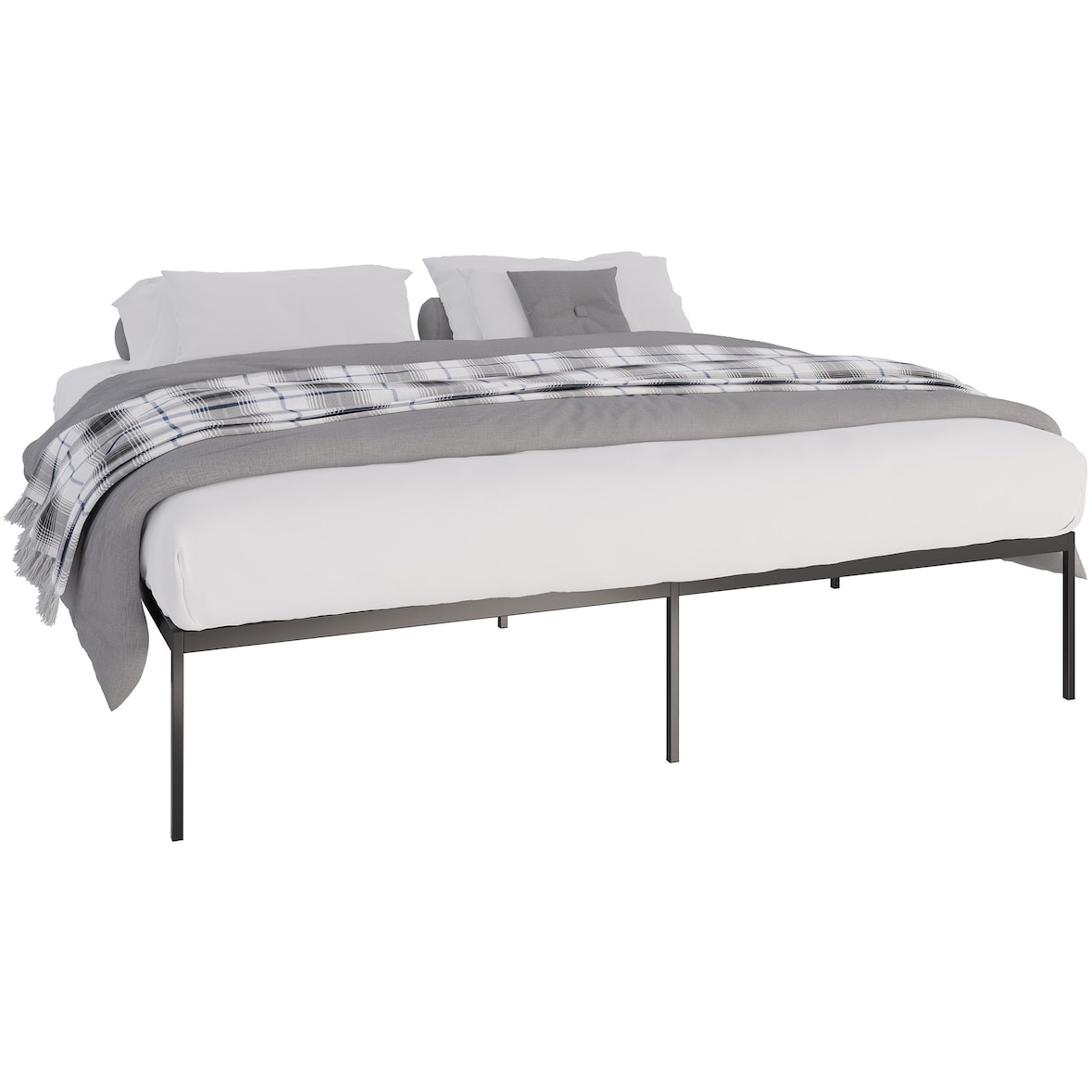 Metallbett Fargo schwarz/200x200x42 cm
