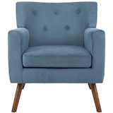 thumbnail of Fauteuil Kioni corduroy blauw