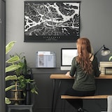 thumbnail of Relaxdays Zeitschriftenhalter Wand, Zeitungsablage hängend, Wandkorb, HBT 28x35,5x10 cm, Magazinhalter, Metall, silber