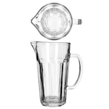 thumbnail of Max Krug Glaskrug 1 L klar mit Henkel & Ausgießer Limo-Karaffe Eistee-Kanne Saft