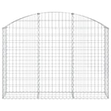 thumbnail of vidaXL Gabione mit Hochbogen 150x30x100/120 cm Verzinktes Eisen