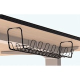 thumbnail of ROLINE Gitter-Kabelkanal, Untertischmontage (2 Stück), schwarz