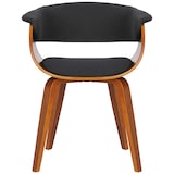 thumbnail of Chaise de Salle à Manger Bruce Noir /Noyer