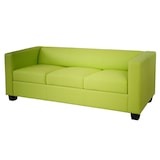 thumbnail of 3er Sofa Couch Loungesofa Lille ~ Kunstleder, hellgrün
