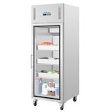 thumbnail of Frigorífico expositor em aço inoxidável, com porta de vidro, Gastronorm 2/1, Polar 600L CW197