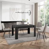 thumbnail of Mesa Sala de Jantar, Mesa Cozinha, 140x90x76cm, Para 6 pessoas, Móveis Sala Jantar, Estilo moderno, Preto _ 486_5