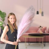 thumbnail of Layba Künstliches Pampasgras Deko in Rosa Boho Künstlpflanze - 3 Stück 100cm, Ideal für Hochzeitsdeko, Wohnzimmer & Schlafzimmer