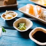 thumbnail of BIOZOYG 200 Stück Dipschälchen 15ml quadratisch Einwegschälchen Palmblattschälchen Snackschälchen, kompostierbar, ideal für Fingerfood und Snacks