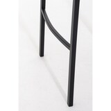thumbnail of Décoshop26 - Tabouret de bar avec repose-pieds et dossier en tissu gris foncé et pieds métal noir 10_0001174