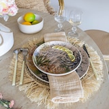 thumbnail of Novastyl - Lot de 48 assiettes corfou en grès