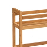 thumbnail of WellHome - Carrito Auxiliar de Bambú con Ruedas 36x15x74,5cm, 3 Niveles