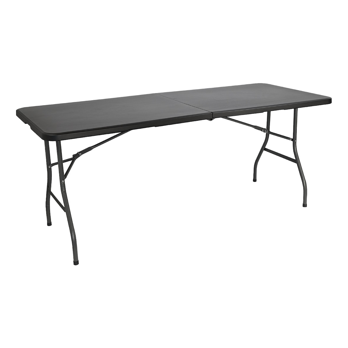 Rechthoekige Opvouwbare Tafel voor Catering 180x74cm Zwart Thinia Home