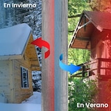 thumbnail of PILBELLES Aislante Térmico Acústico de Aluminio y Espuma Impermeable | 60 cm x 5 m | Ventana, Radiador, Cajón Persiana, Puertas