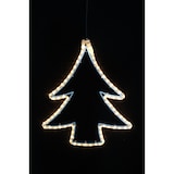 thumbnail of METRO Professional Albero di Natale decorativo, alluminio/pvc/rame, 48 x 2 x 56 cm, 72 LED, 9,2 W, bianco caldo/freddo