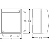 thumbnail of Busch-Jaeger Ausschalter 2p. 2601/2 W-53 2CKA001085A1605