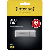 thumbnail of Speicherstick Alu Line, Hi-Speed USB 2.0, silber, Kapazität 64 GB