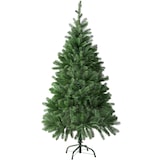 thumbnail of tectake Albero di Natale artificiale estetica naturale con sostegni in metallo - 140 cm, 470 punte e aghi stampati a iniezione, verde - 402819