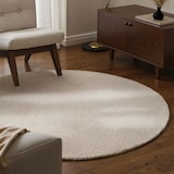 thumbnail of NYVI Teppich Eleni - Ø 200 cm Rund - Natur Weiß