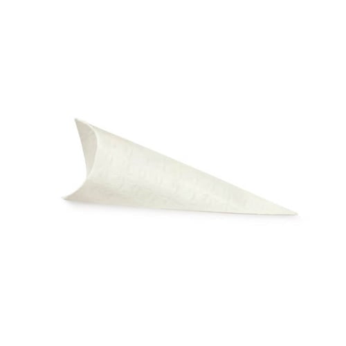 Imballaggi360 - 10pz Scatole Per Bomboniere Cono Bianco