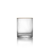 thumbnail of Bazar Bizar Verre bas en verre 8x8x10 cm naturel or