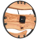 thumbnail of Orologio A Parete Marrone Ø35 Cm In Ferro E Legno Di Ulivo