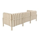 thumbnail of Salon de jardin bas modulable rayé 3 places beige