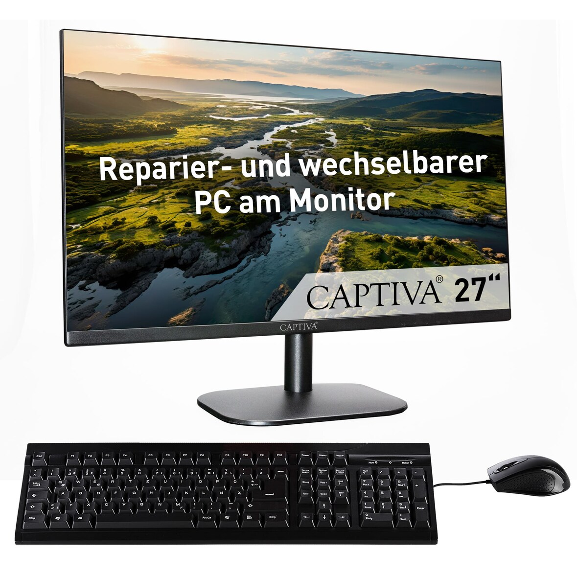 Captiva All-in-One Power Starter I84-940 (27.0"/Ultra 5-125H/2TB/16GB/WLAN/Windows 11 Pro 64-bit)