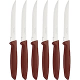 thumbnail of Tramontina coltelli bistecca Plenus acciaio inox marrone Set 6 Pezzi 12,5 cm