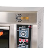 thumbnail of Cleiton® Horno de Pizza Industrial Simple a Gas Butano 4x32 cm con Suelo Cerámico Refractario y Termostato de Calidad | Temperatura 400°C - 10000W