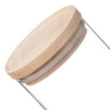 thumbnail of WellHome - Pote de vidro e madeira, hermético, 1L