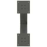 thumbnail of vidaXL Couchtischbeine X-Form 2 Stk. Anthrazit 60x(42-43) cm Stahl