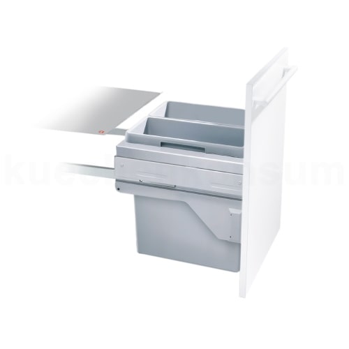 Hailo Abfallsammler 3610471 CS Slide Euro-Cargo-S 2x 19 Liter