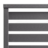 thumbnail of Panel de valla de WPC gris 180x180 cm