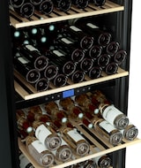 thumbnail of Les Petits Champs Einbau-Weinkühlschrank 149 Flaschen CAVCED149, Kapazität 325L, 2 Temperaturzonen, Edelstahl, Anti-UV, LED