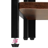 thumbnail of tectake Estantería Castlebar 30 x 30 x 150 cm  Madera Industrial Oscura, Rústica