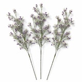 thumbnail of LAYBA Kunstblumen 3er Set Lila Violett Weiß 65 cm Schleierkraut