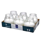 thumbnail of METRO Professional Kerze im Glas, Paraffin / Pflanzenwachs, Ø 9.8 x 10.2 cm, Leuchtdauer von 60/70 Stunden,  transparent, 6 Stück