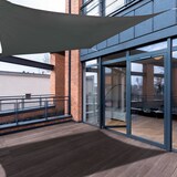 thumbnail of SVITA Zonnescherm vierkant waterdicht 160g/m² UV bescherming zon bescherming tuin balkon bevestiging donkergrijs 3x3m