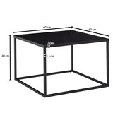 thumbnail of Couchtisch FineBuy Sofatisch 60x60x40 cm Metall Wohnzimmertisch Tisch Industrial