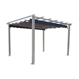 thumbnail of ARON gazebo da giardino 3x3 in alluminio colore Tortora