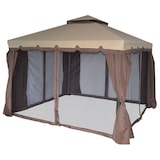 thumbnail of Gazebo da Giardino 3x3m in Alluminio Morel Denver Marrone