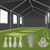 thumbnail of tectake Tendone feste Mammut 8 x 4 m con sistema ad incastro, stabile ed idrorepellente - grigio - 404973