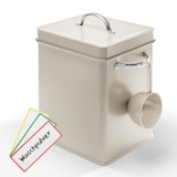 thumbnail of Björn&Schiller Waschmittelbox 6,5 L aus Metall, Aufbewahrung mit Dosierer für Waschpulver, Spülmaschinenpulver oder Geschirrspülpulver