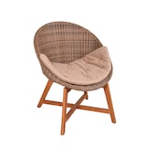 thumbnail of Balkonmöbel-Set AMINA mit Auflage - Akazie, Braun, gebürstet | Gartenmöbel-Set Gartengarnitur Garten-Sitzgruppe Essgruppe Balkon-Set