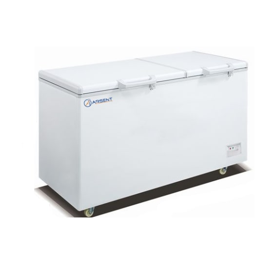 Arcón congelador puerta abatible gran capacidad 435l