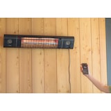 thumbnail of Sunred Calentador de exterior Sun and Sound Ultra Wall negro 2000 W