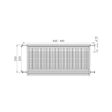 thumbnail of Scolapiatti in acciaio inossidabile per modulo da 500 mm regolabile