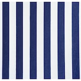 thumbnail of Gartenliege blau-weiß Liegestuhl Sonnenliege Strandstuhl Deckchair Buche dunkel klappbar 10-317