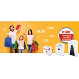 thumbnail of HSM destructeur de documents 16 à 18 feuilles coupe bandes 5.8mm 1901111 hsm securio c16